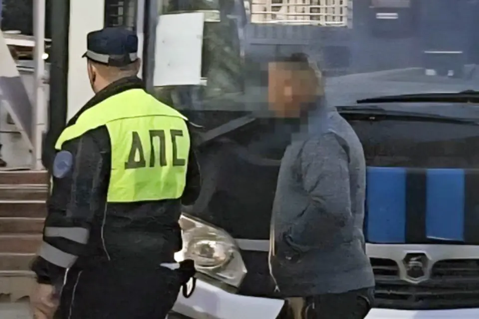задержан мигрант на автобусе