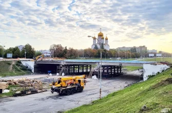 ремонт путепровода на улице Революционной