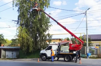 установка новых фонарей на улице Комзина