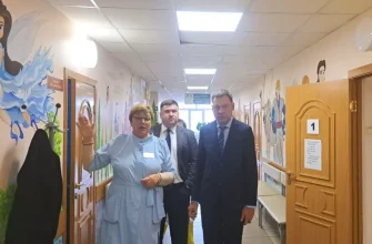 министр здравоохранения в детской больнице