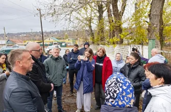 жители Федоровки на встрече