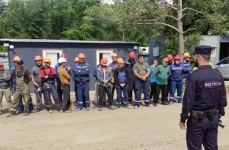 полиция задержала мигрантов на стройке