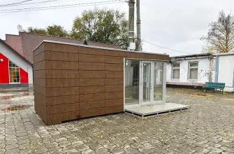 пост охраны возле парка Центрального района