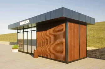 проект торгового павильона