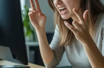 девушка проходит собеседование