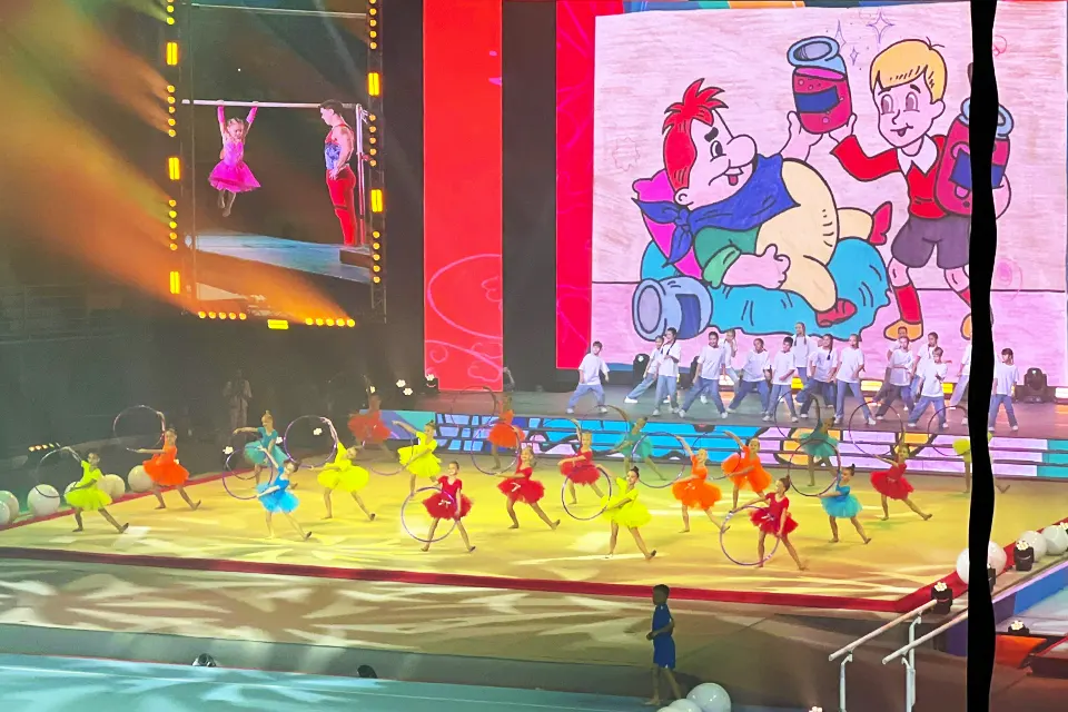 немов шоу легенды спорта наследие выступление дети выступление детей на шоу Немова