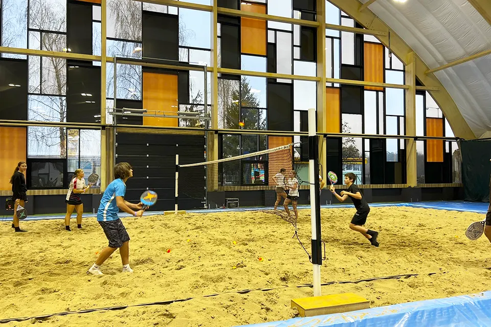 пляжный теннис центр дети игра спорт баныкина 19а соревнования по пляжному теннису