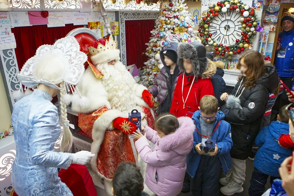 приемная Деда Мороза в поезде