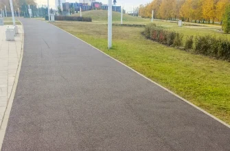 дорожка с резиновым покрытием в сквере 50-летия АВТОВАЗа