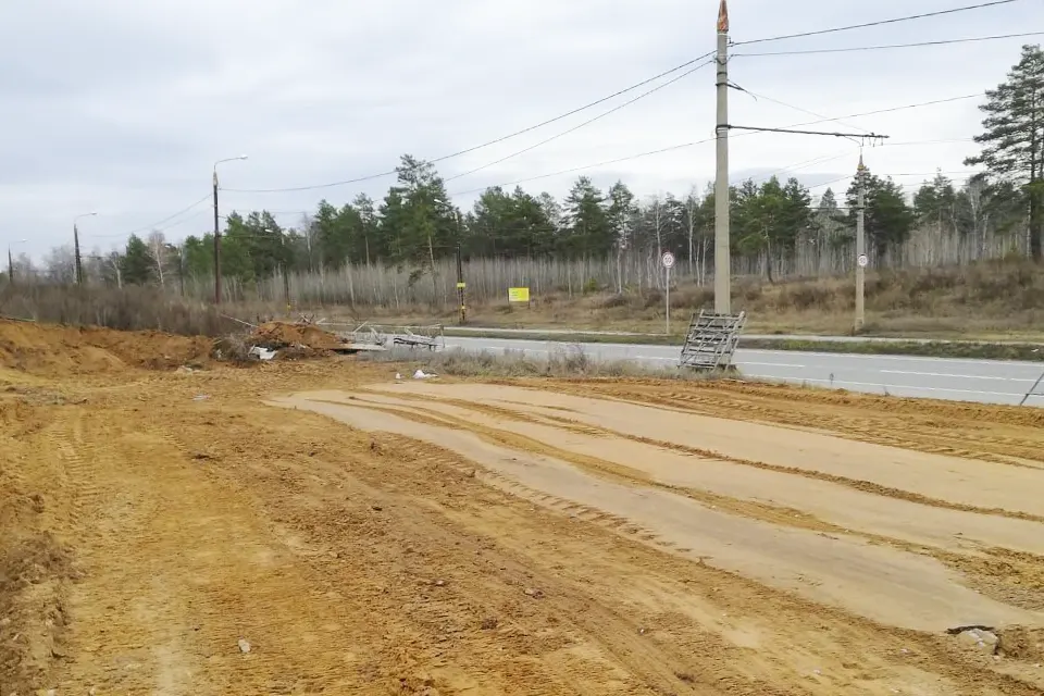 демонтированы павильоны возле кладбища
