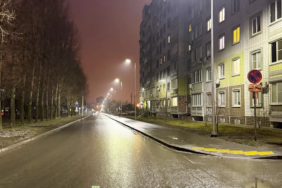 бульвар здоровья освещение фонарь светильник дорога новые светильники на бульваре Здоровья