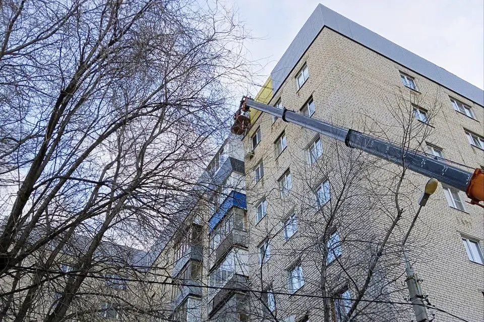 ремонт фасада дома