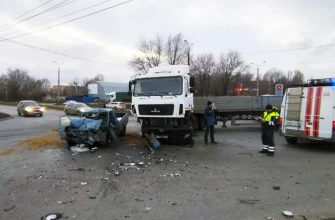 ДТП 10 декабря 2025 года на улице Транспортной