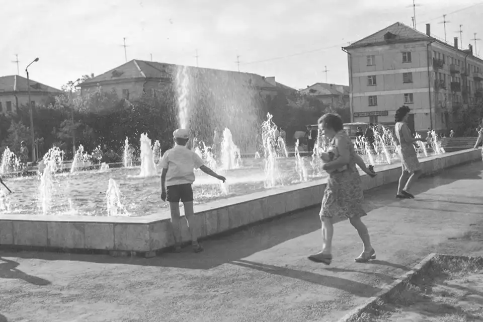 действующий фонтан в Тольятти