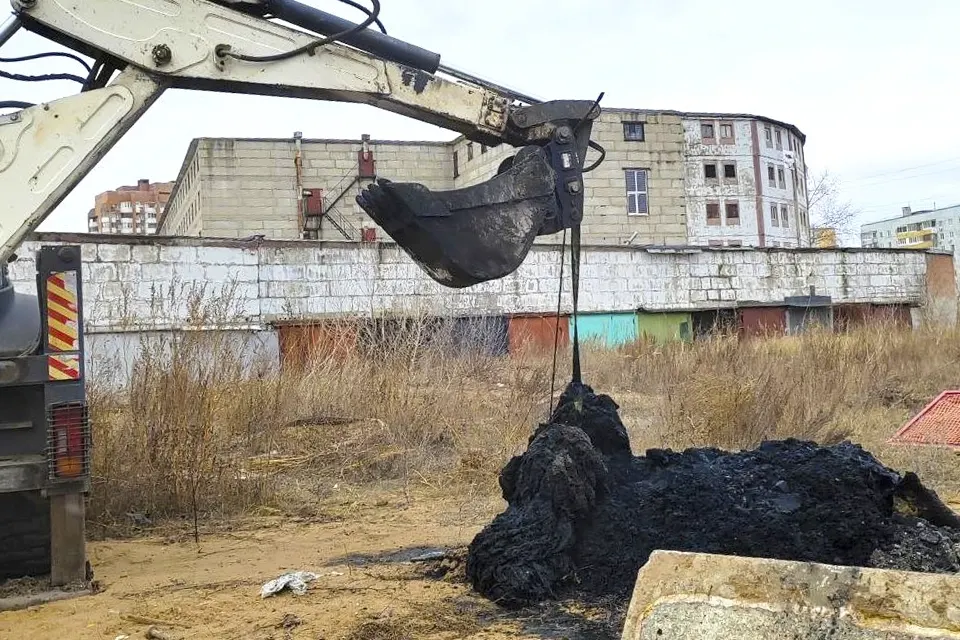 мусор из КНС