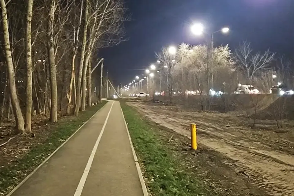 освещение на улице Кудашева