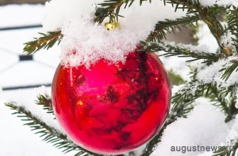 новогодняя игрушка на елке