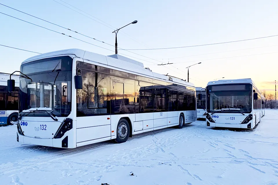 новый троллейбус тту новые троллейбусы в ТТУ
