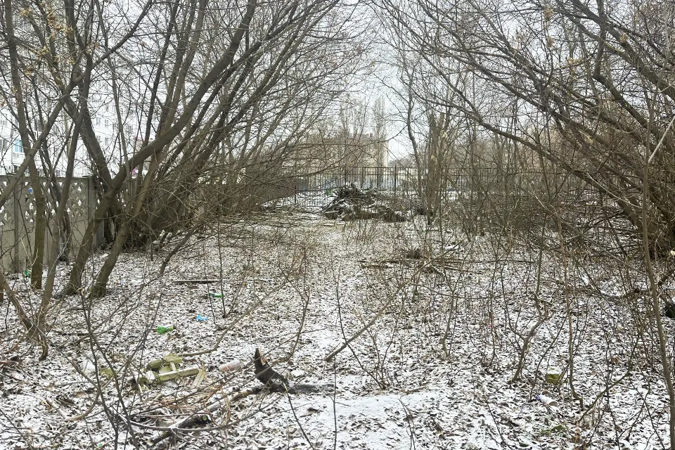 мусор на стадионе