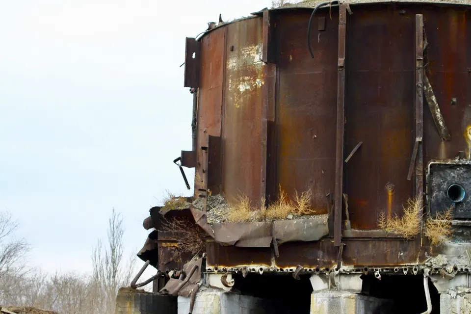 завод фосфор печь печное отделение на бывшем заводе Фосфор