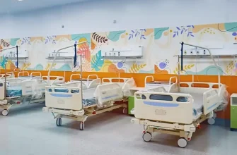 кровати в хирургическом детском отделении