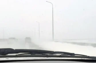 метель на трассе обход Тольятти
