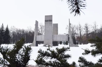 парк Победы зимой