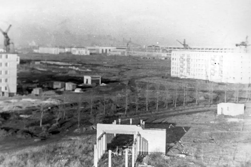 павильон центральный парк старое фото строят павильон в центральном парке