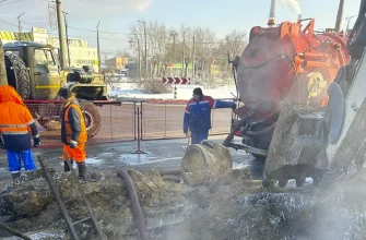 ремонт водопровода на улице Громовой