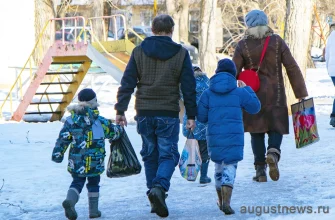 семья с тремя детьми