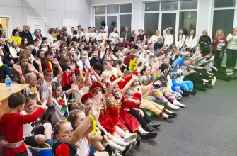 мобильный актовый зал в сельской школе