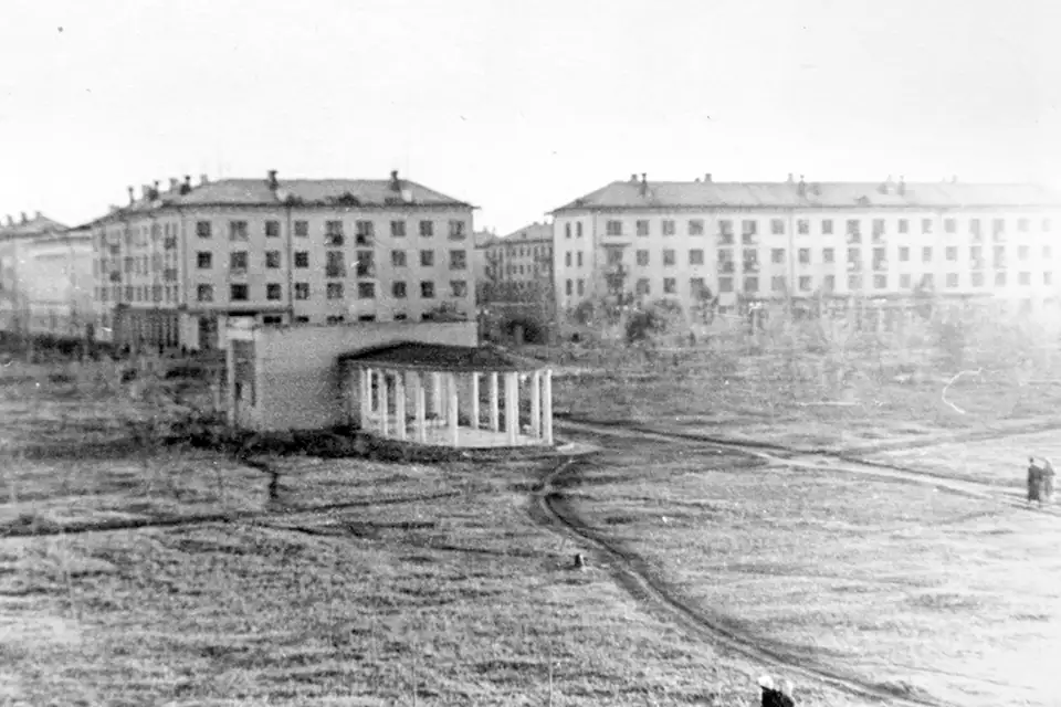 центральный парк старое фото дома начало стройки центрального парка