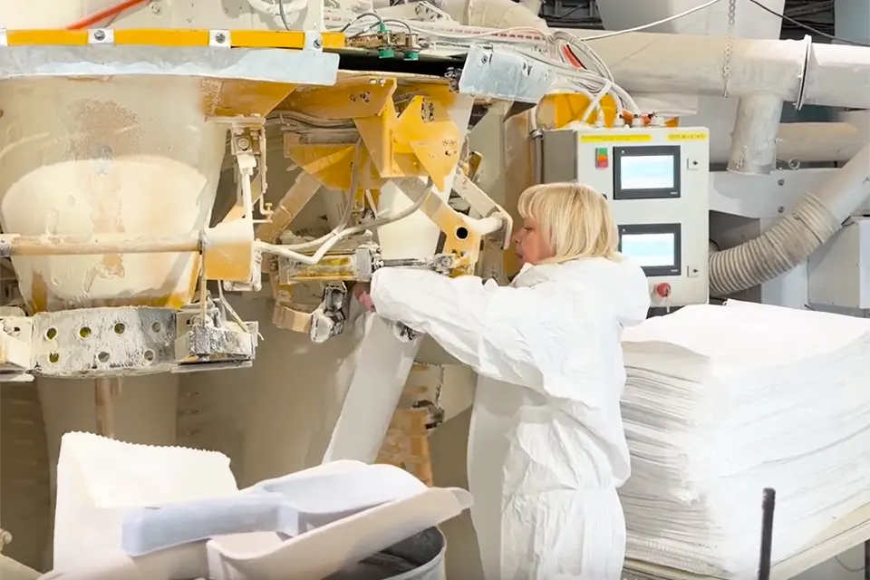 фасовочный цех на элеваторно-мельничном предприятии Жито