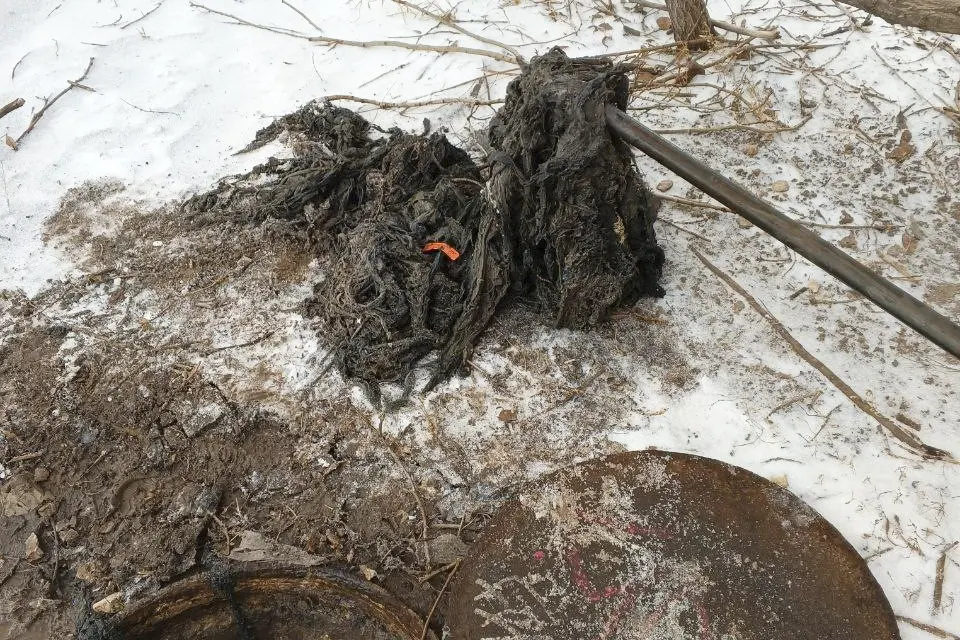 мусор из канализации