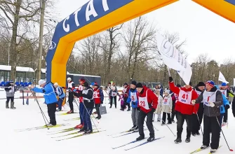 участники Лыжни России 2026