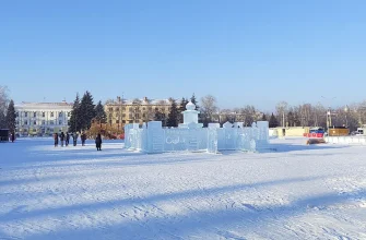 Центральная площадь зимой