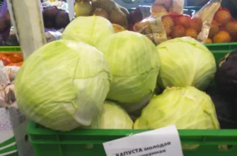 капуста в магазине