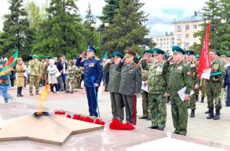 возложение цветов в День пограничника