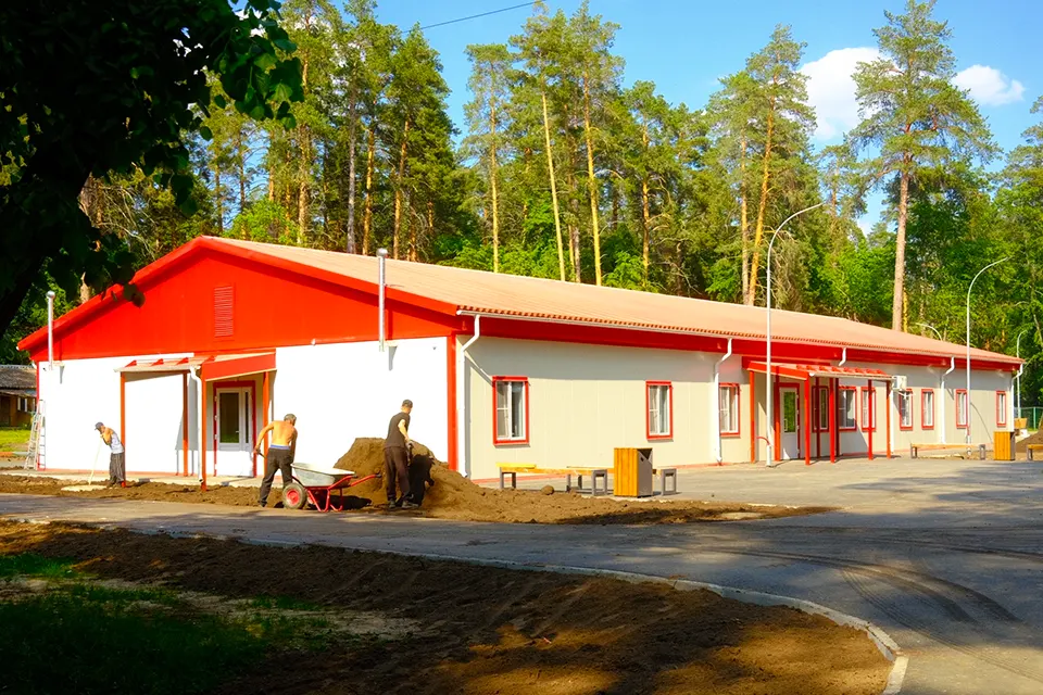 новый корпус в лагере Спартак