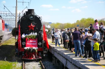 паровоз Победы в Тольятти