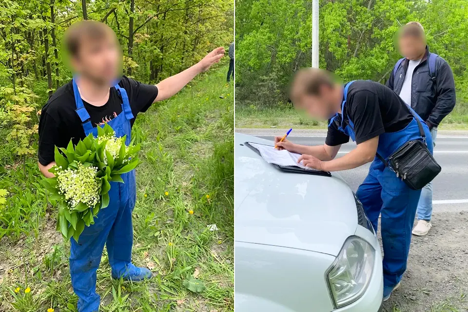 рейд по пресечению продажи ландышей из леса