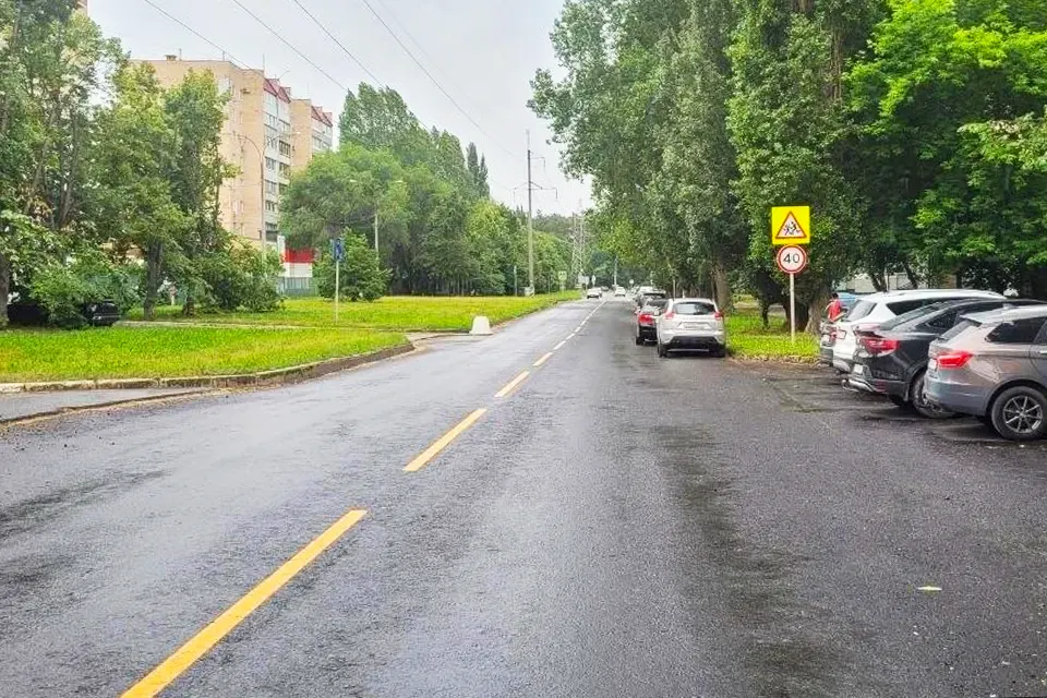 ремонт дороги на улице Карбышева