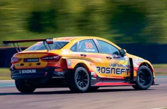 lada vesta tcr на трассе
