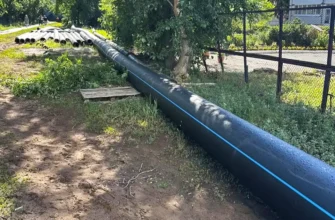 самотечный канализационный коллектор