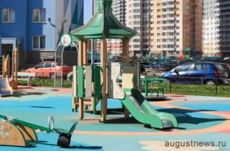 новый жилой район в городе