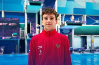спортсмен по прыжкам в воду