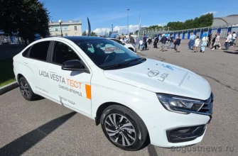 тестовый автомобиль Лада Веста
