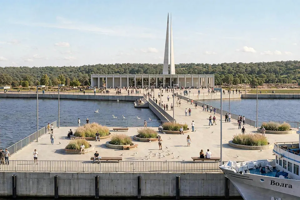 проект причала в Прибрежном парке