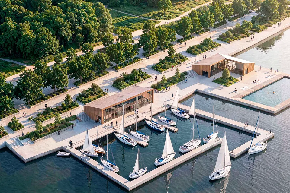 Проект Центра парусного спорта и моржевания