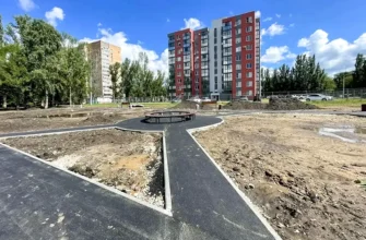 дорожки на бульваре Курчатова в Тольятти